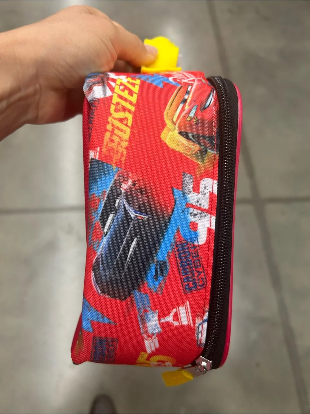 NWT Disney Pixar McQueen Lightning Car Lunch Bag